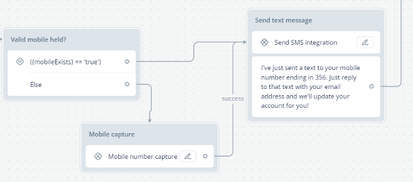 screenshot snippet of voiceflow diagram.